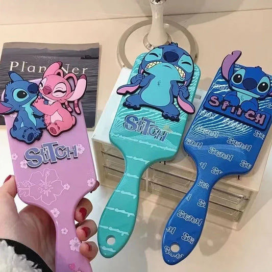 Disney Lilo & Stitch Air Cushion Massage Comb – Soft & Gentle Hair Brush for Kids & Students