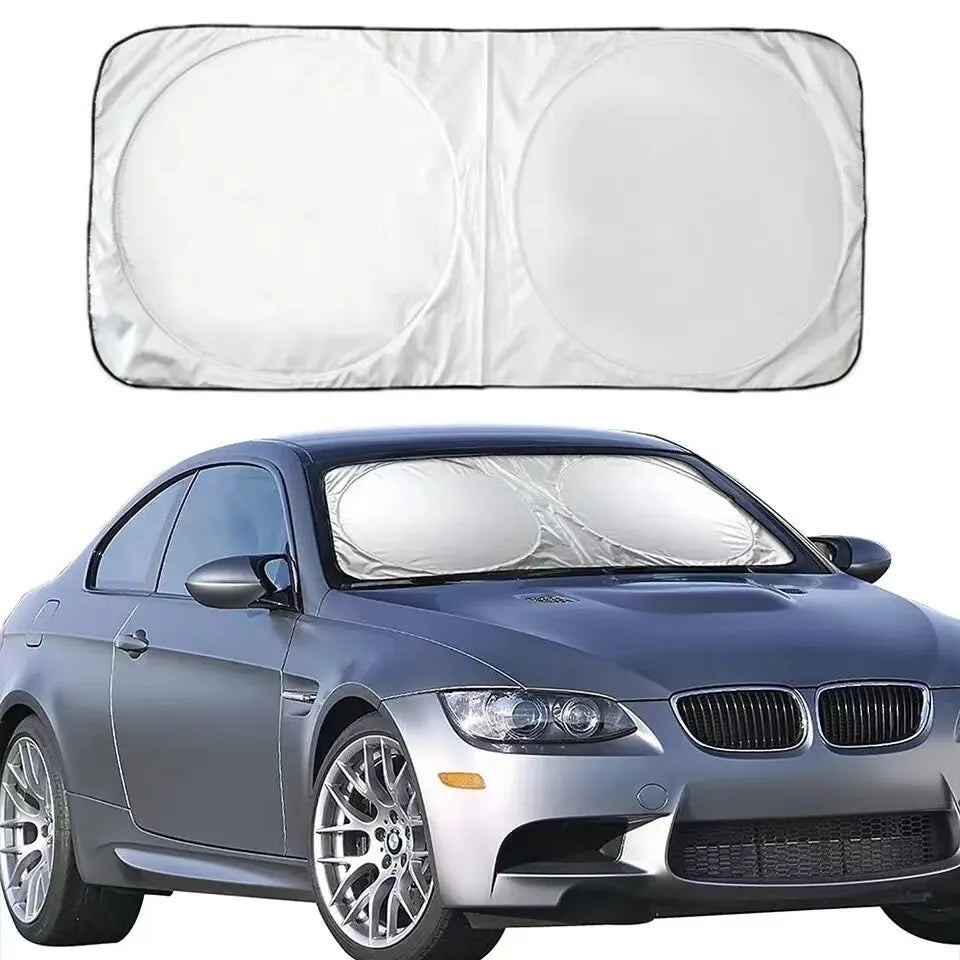 Foldable Car Sunshade – UV Protection Windshield Visor for Cool & Stylish Rides 🌞🚗