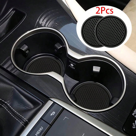 Premium Anti-Slip Car Cup Holder Coasters – Universal Fit, Set of 2 🚗☕