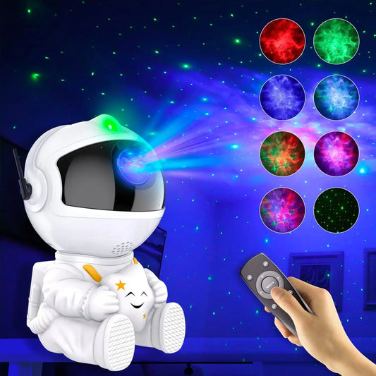 Astronaut Galaxy Star Projector – Mesmerizing Night Light for Kids & Home Decor