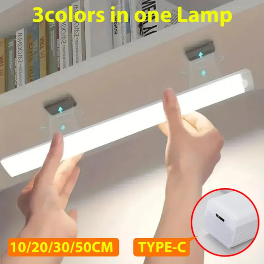 Wireless LED Motion Sensor Light – Rechargeable Night Lamp for Cabinets, Wardrobes & Stairs